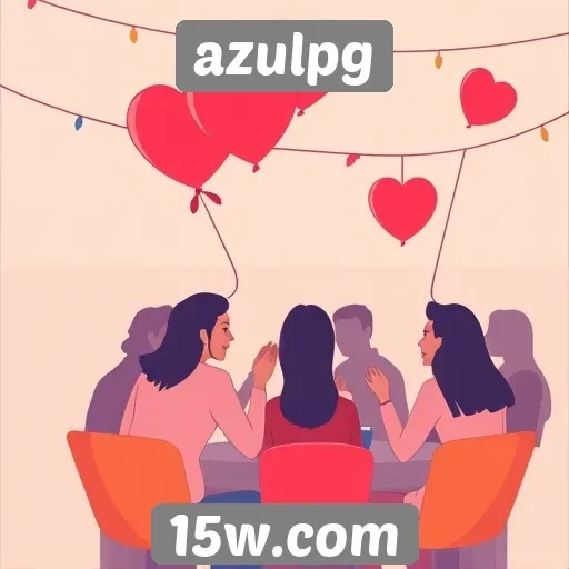 Recursos de interação social disponíveis no azulpg